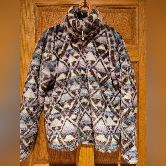 Eddie Bauer Multicolor Cozy Sweater Womens Large - Picture 3 of 3
